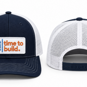 Time to Build Patch Trucker Hat